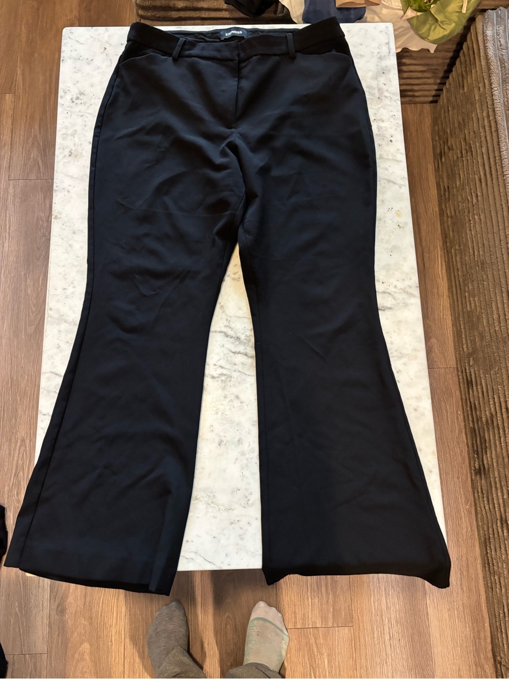 Classic Black Flare Pants - Women